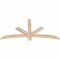 Ekena Millwork Alberta Smooth Timber Gable Bracket, Douglas Fir, 60"W x 30"H x 1 1/2"D x 3 1/2"F, 12/12 Pitch GBW060X30X0204ALB00SDF - alternate 4